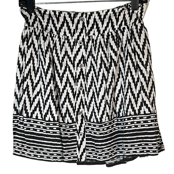 Jupe Mini Florale Charlotte Russe - Taille Small (Juniors) - élastique à La Taille - Occasion Très Bon état
